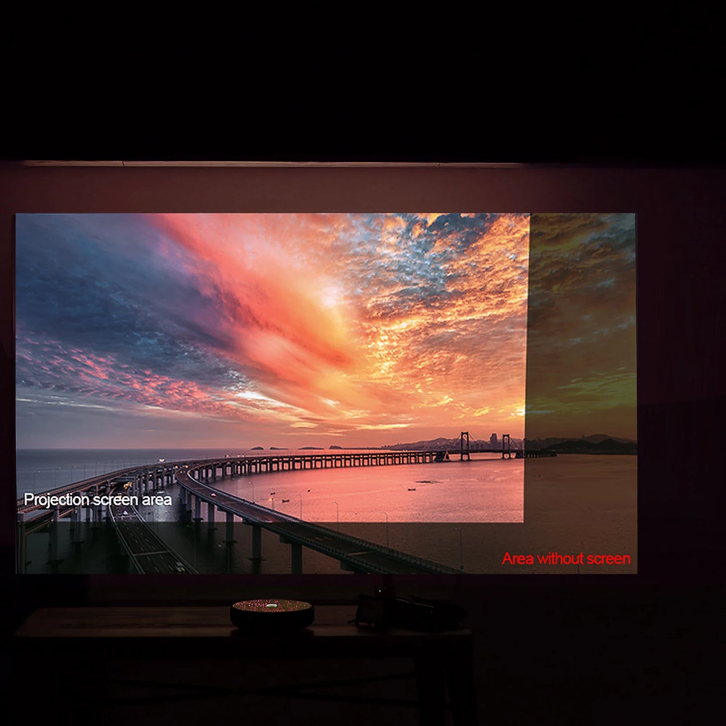 Portable Projector Screen Simple Curtain Anti-Light 60/70/80/100/120 Inches Projection Screens for Home Outdoor Office Projector