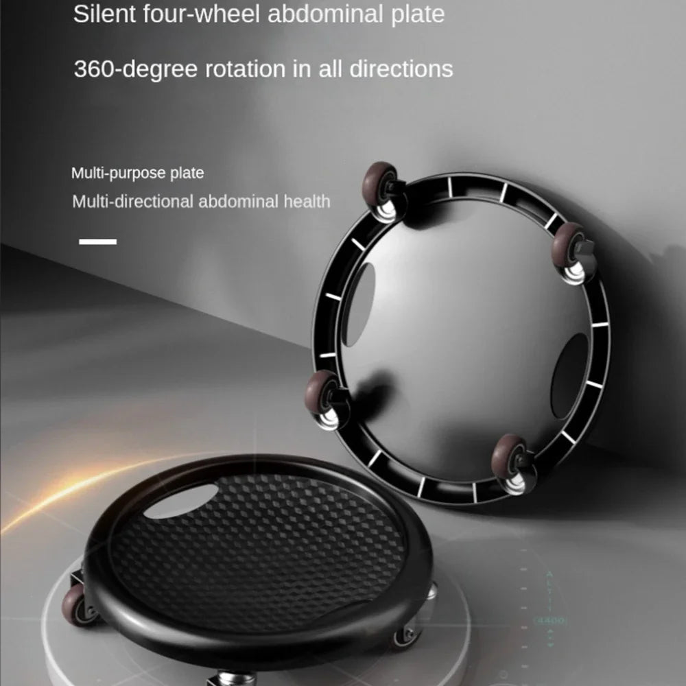 Ab Wheel Roller Fitness Sliding Disc Abdominal Muscle Exerciser Bodybuilding Mute Sliding Plate Abs Trainer Home Gym Equipment