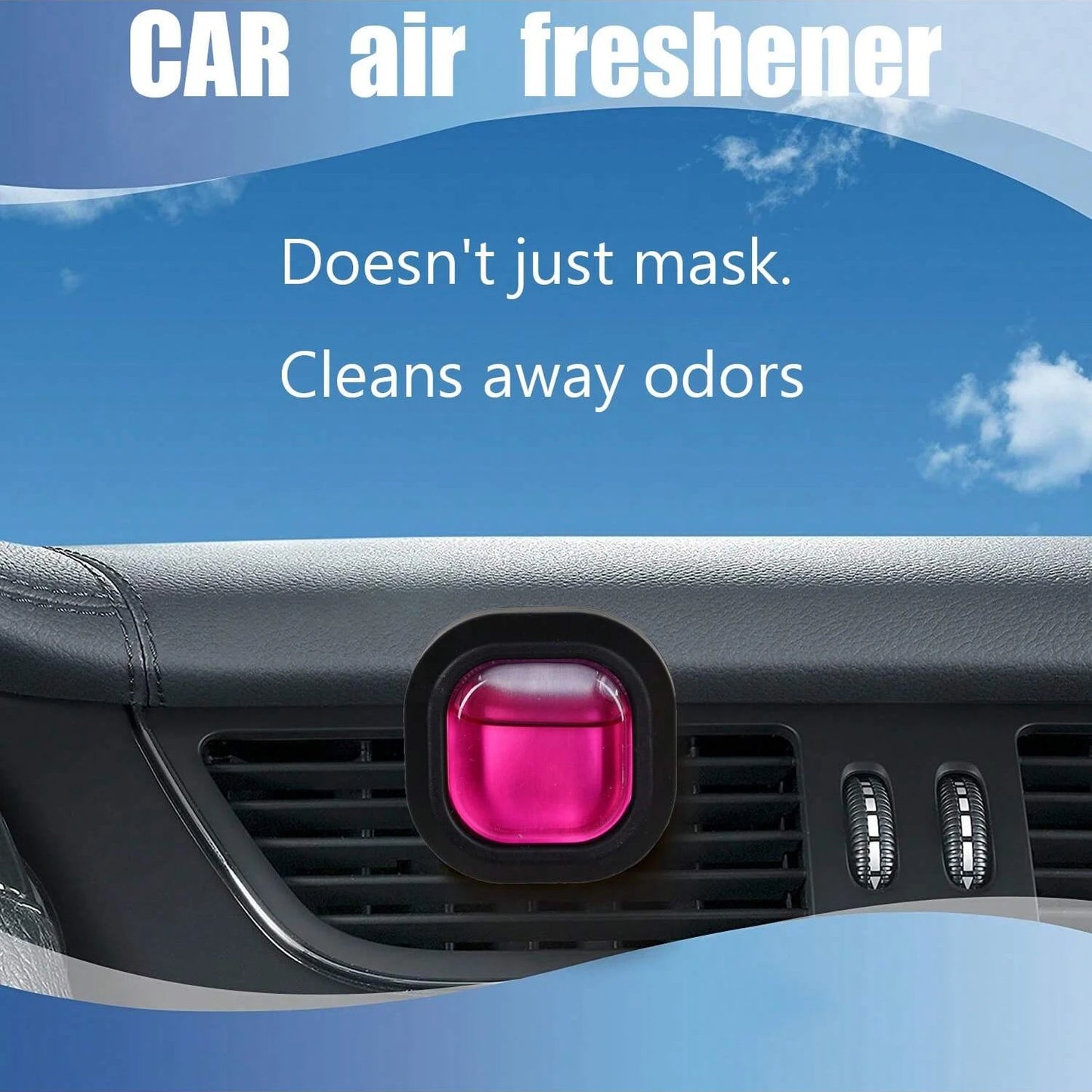 Car Odor-Fighting Car Freshener Vent Clip Fresh, 4ml/0.14 Fl Oz. Car Vent Clip