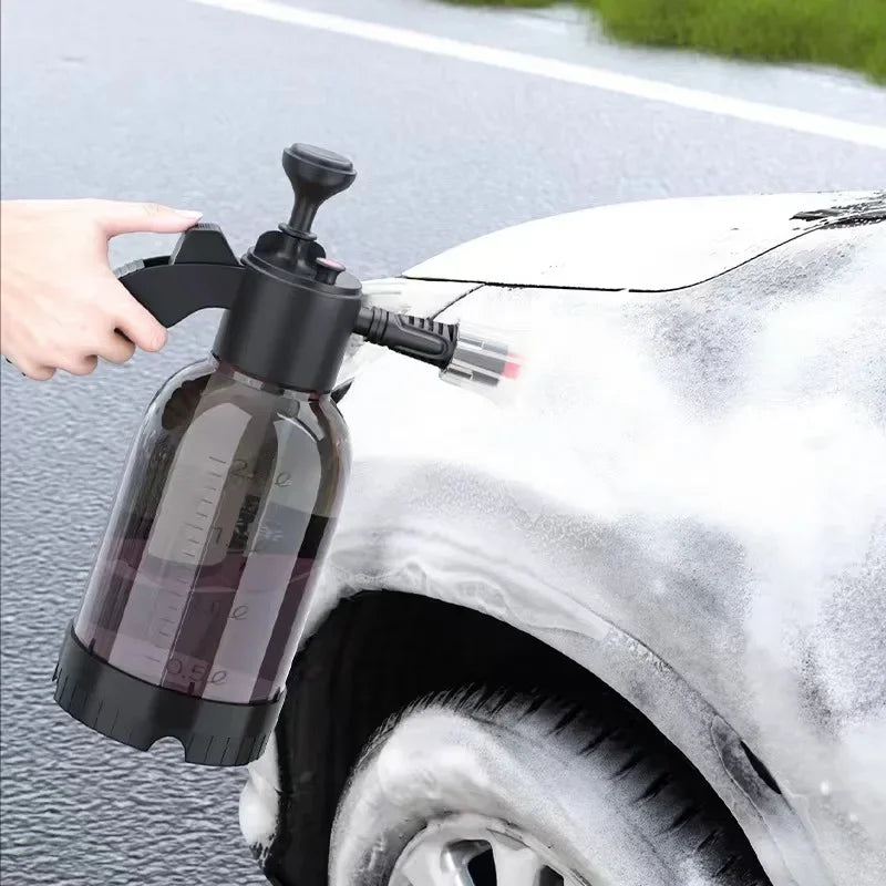 Air pressure car wash foam spray pot Household cleaning glass spray pot Fan acid and alkali resistant foam spray pot