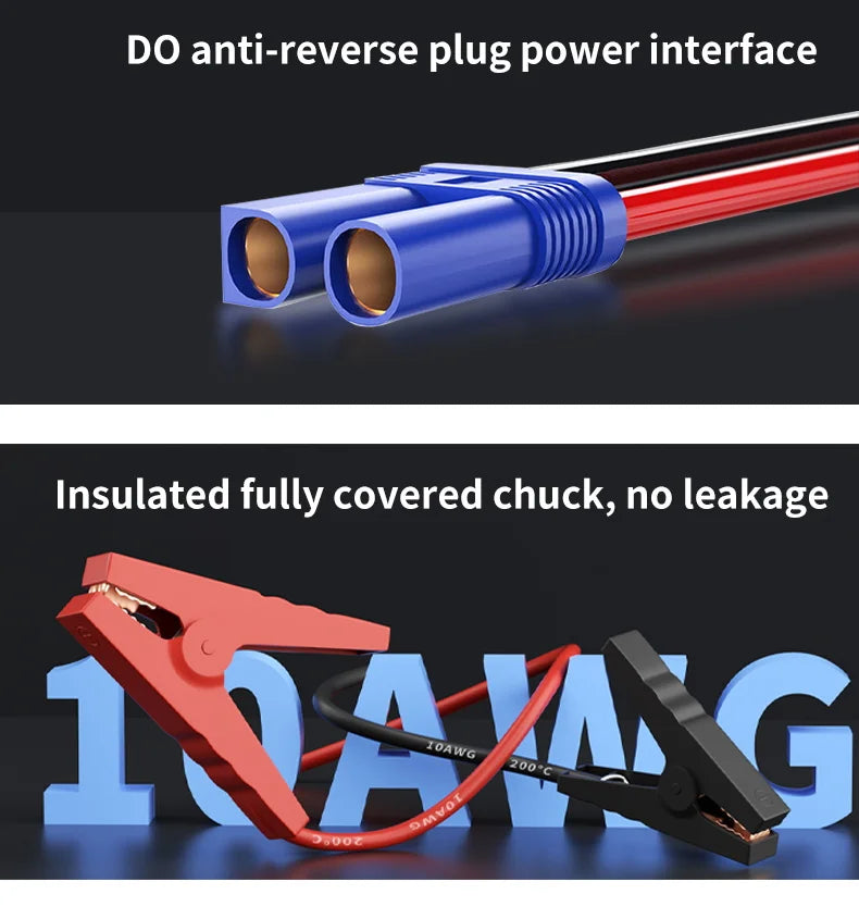 Peak Current 600A Car Jump Starter Power Bank 12V Portable Car Battery Booster Charger Starting Device Petrol Diesel Car Starter
